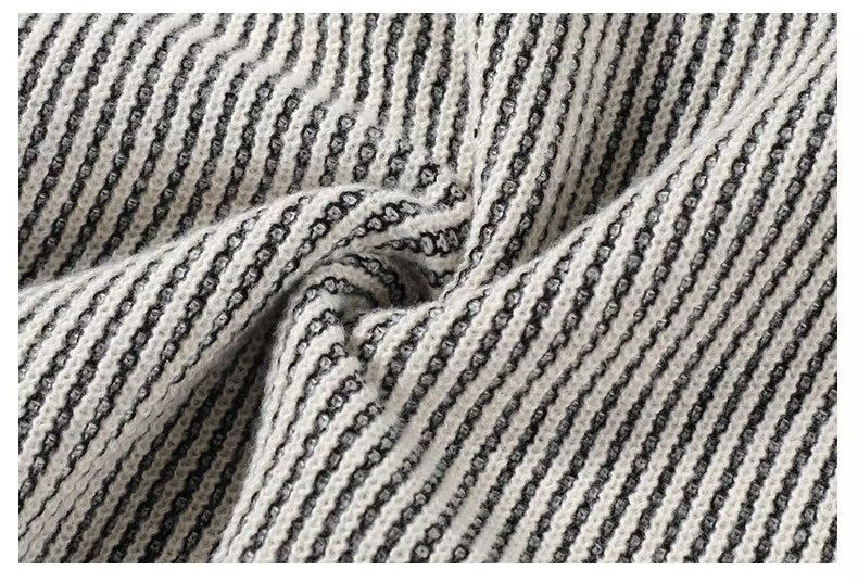 Round Neck Striped Sweater