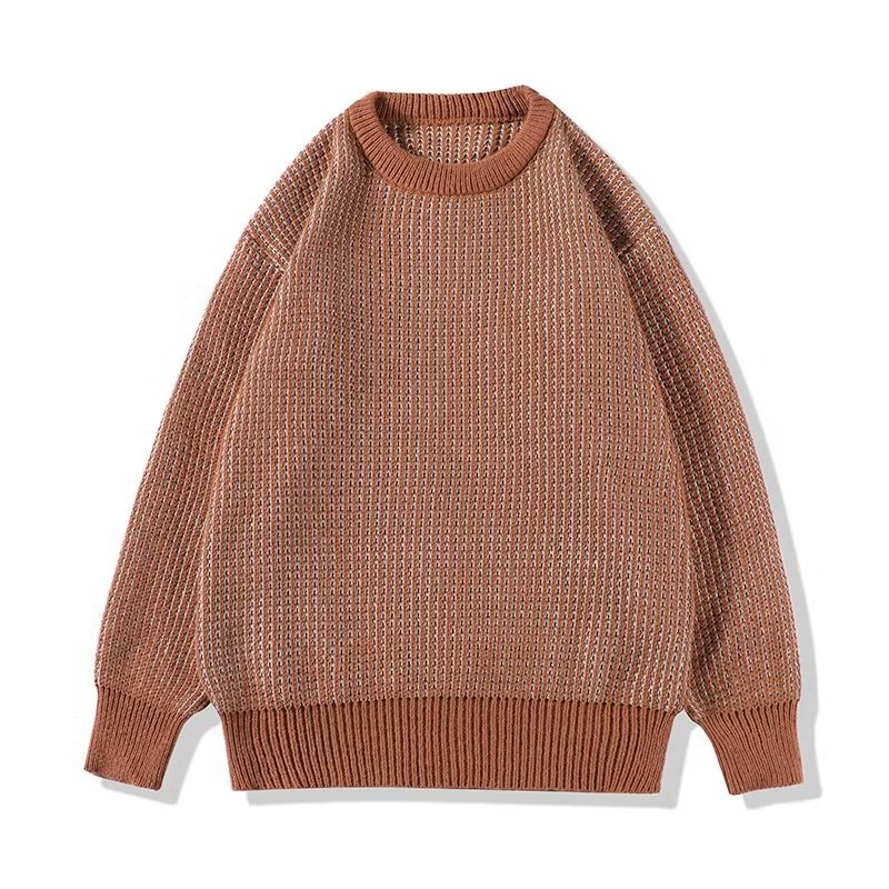 Round Neck Striped Sweater