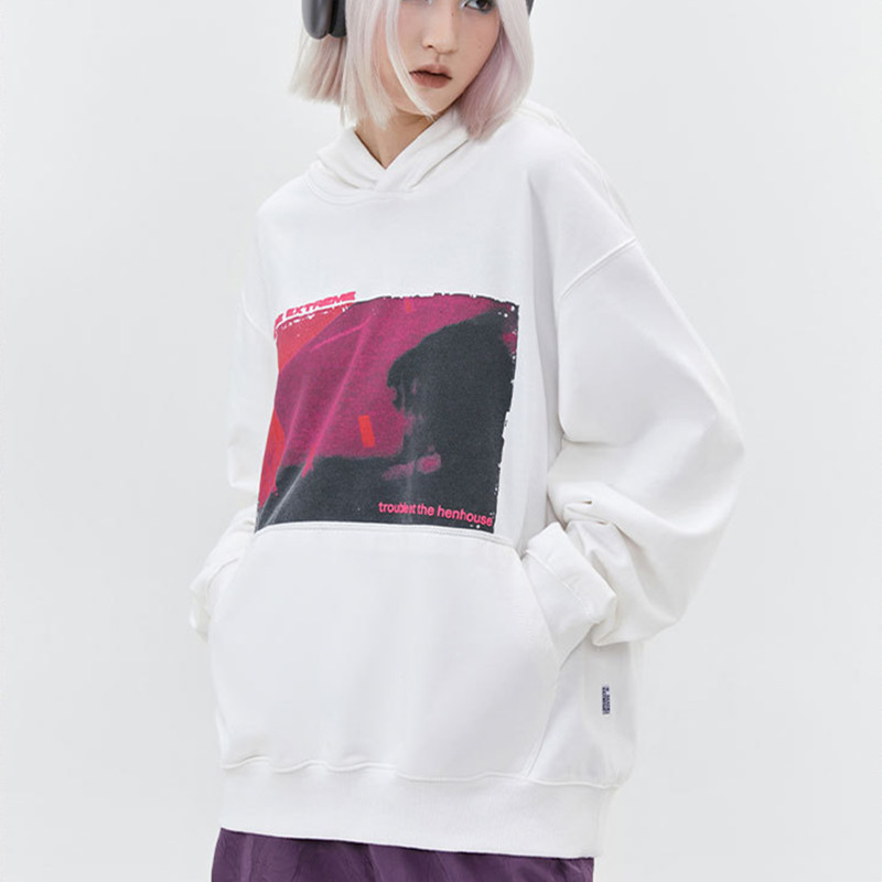 Street Wash Band Letter Printed Sweatshirt Image 1
