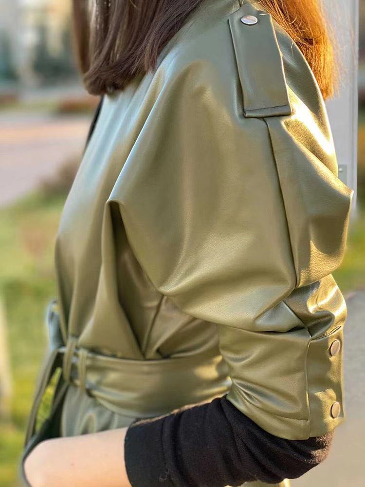 PU Leather Dress Image 5