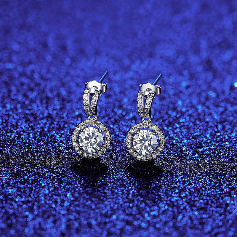 PAG & MAG Moissanite Earrings