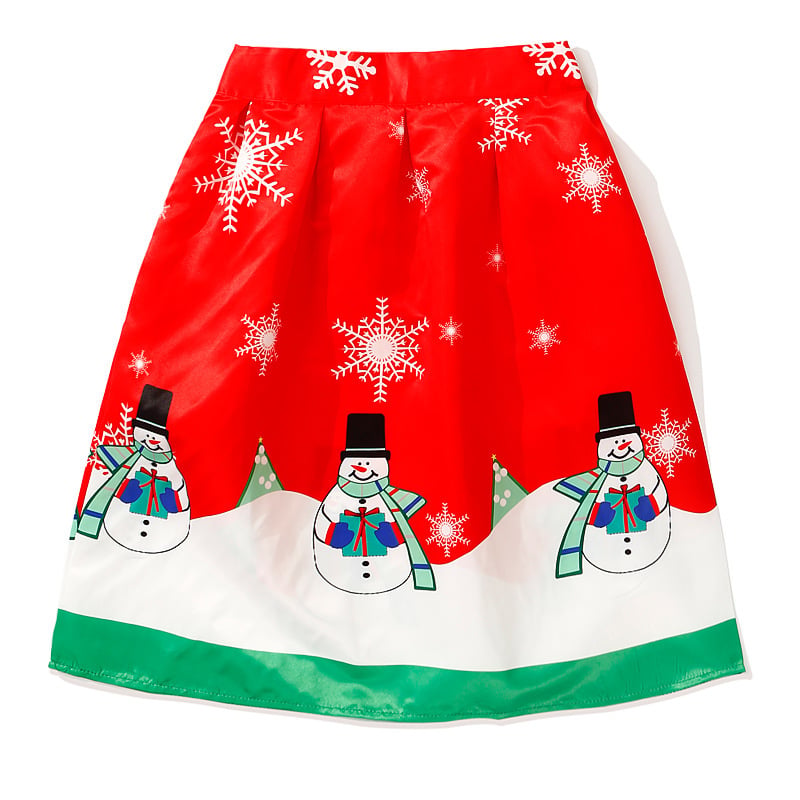 3D Christmas Series Snowman Skirt Image 1