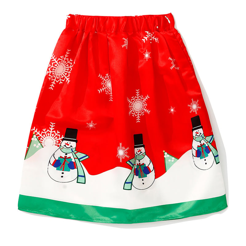3D Christmas Series Snowman Skirt Image 2