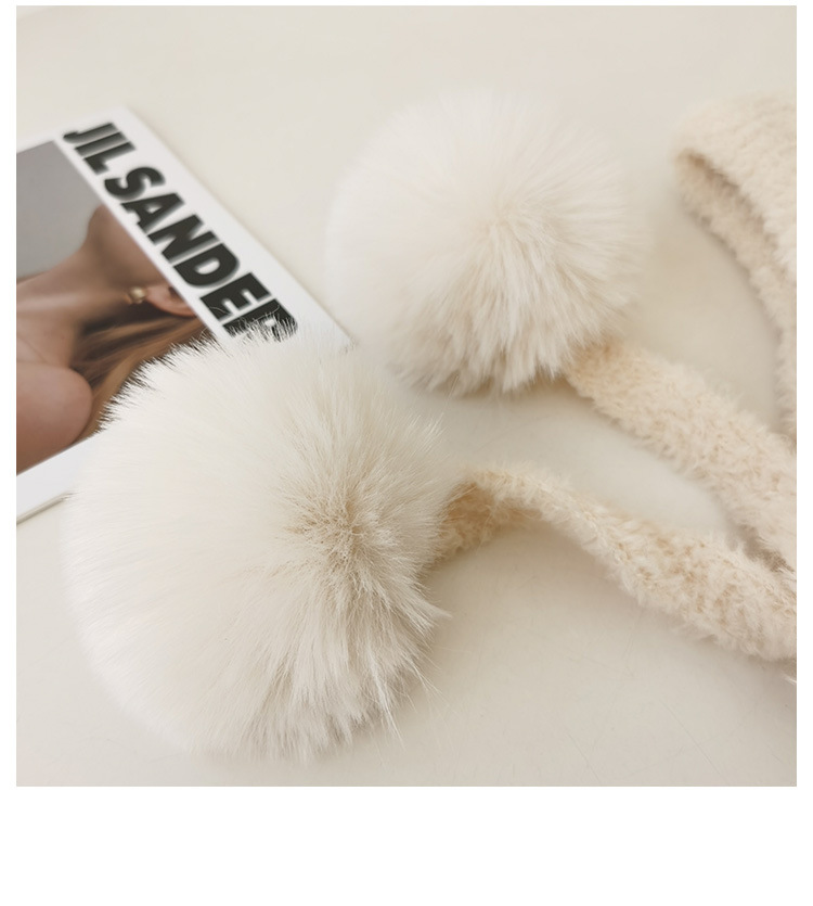 Cute Campus Zaihuile Earflaps Thermal Knitting Woolen Cap Image 11