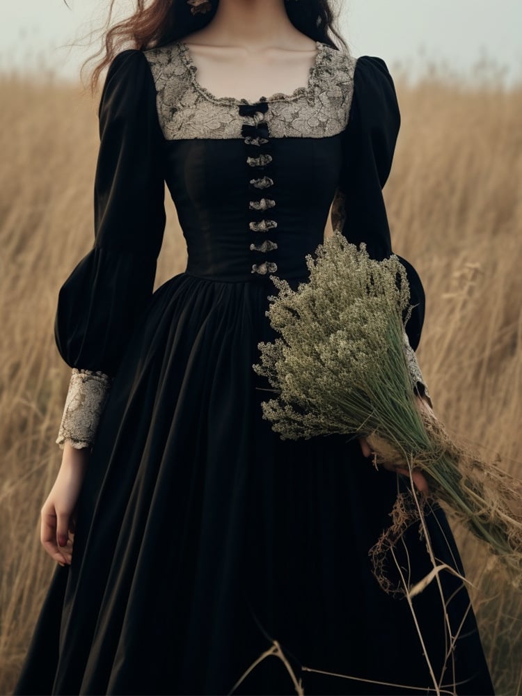 French Style Hepburn Wind Dress Image 1