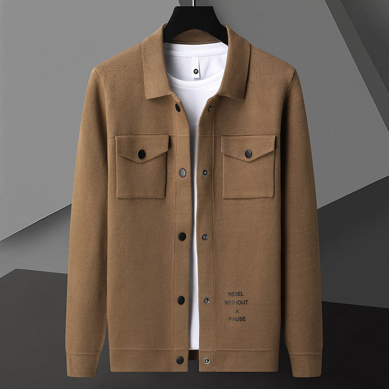 Men's Cardigan Sweater Coat Image 1