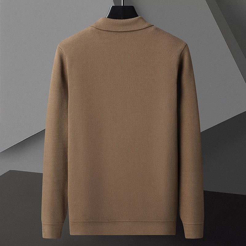 Men's Cardigan Sweater Coat Image 4