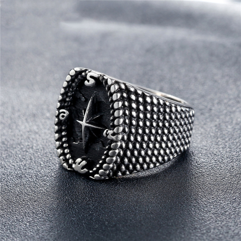 Steel Titanium Steel Ring