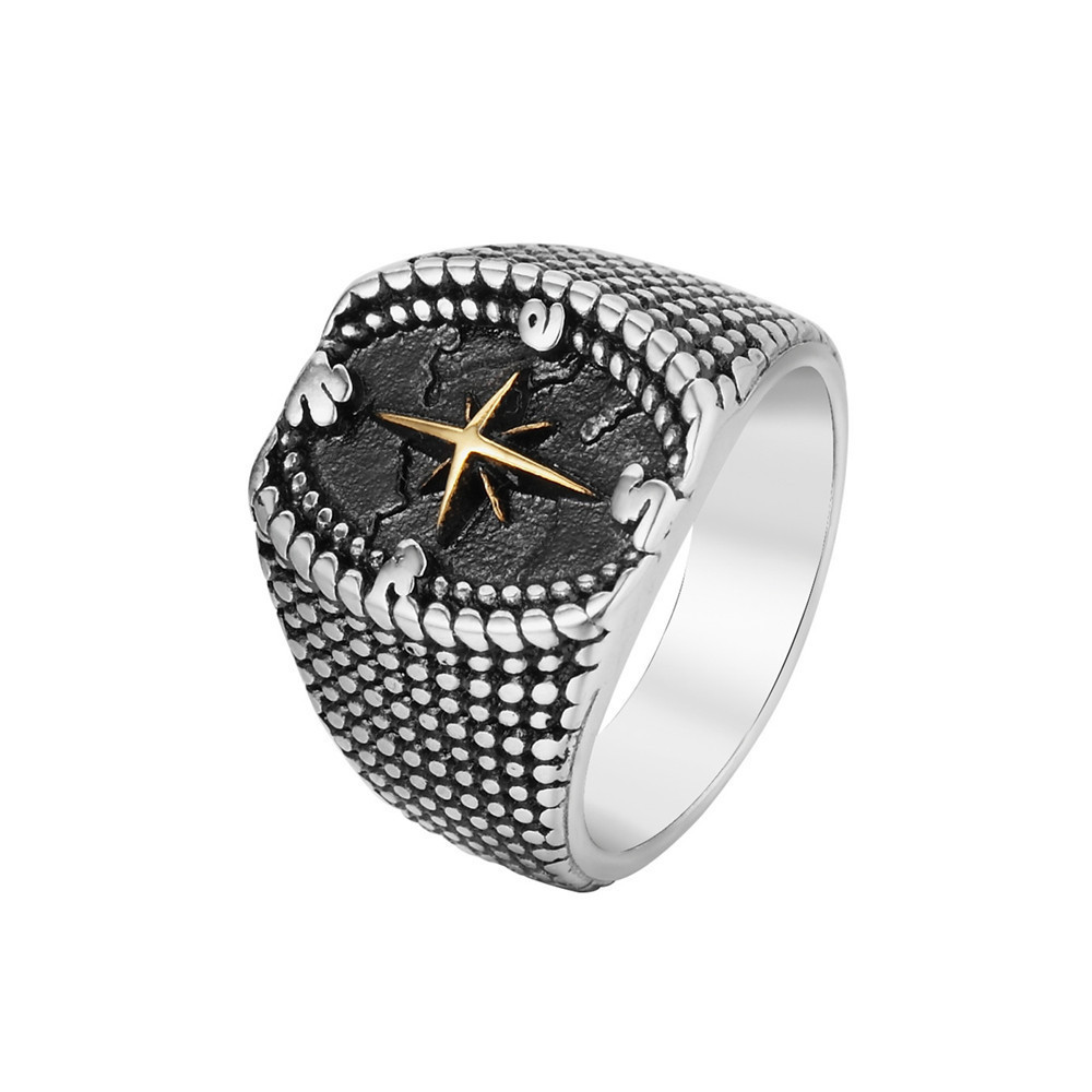 Room Gold Titanium Steel Ring