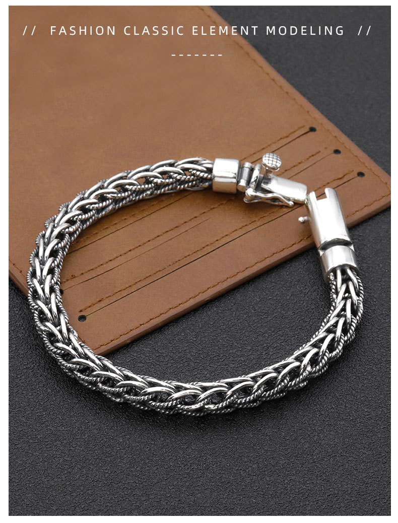 Hand-woven Thick Type Keel Bracelet 8