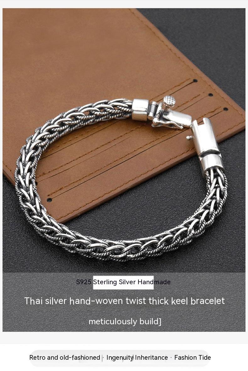 Hand-woven Thick Type Keel Bracelet 7
