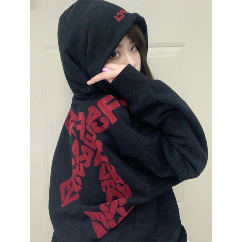Black Hoodie Detail