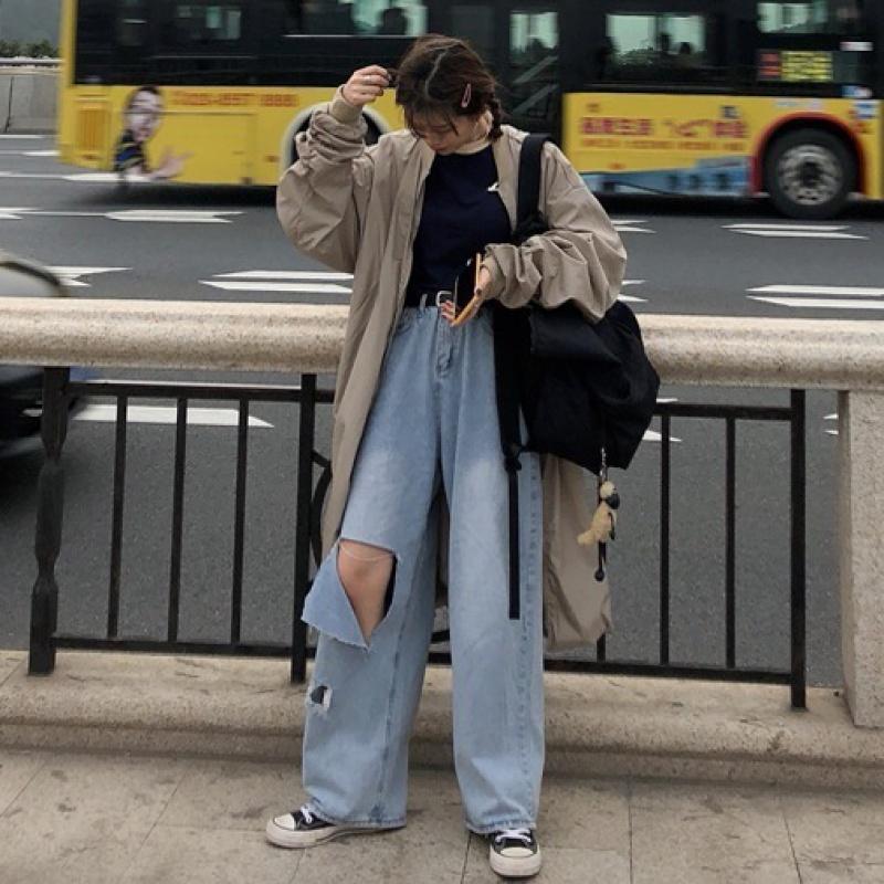 High Waist Loose Trousers Image 6
