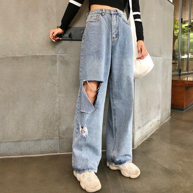 High Waist Loose Trousers Image 5