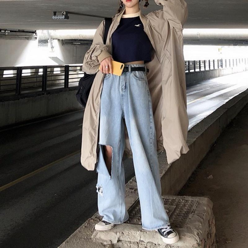 High Waist Loose Trousers Image 1