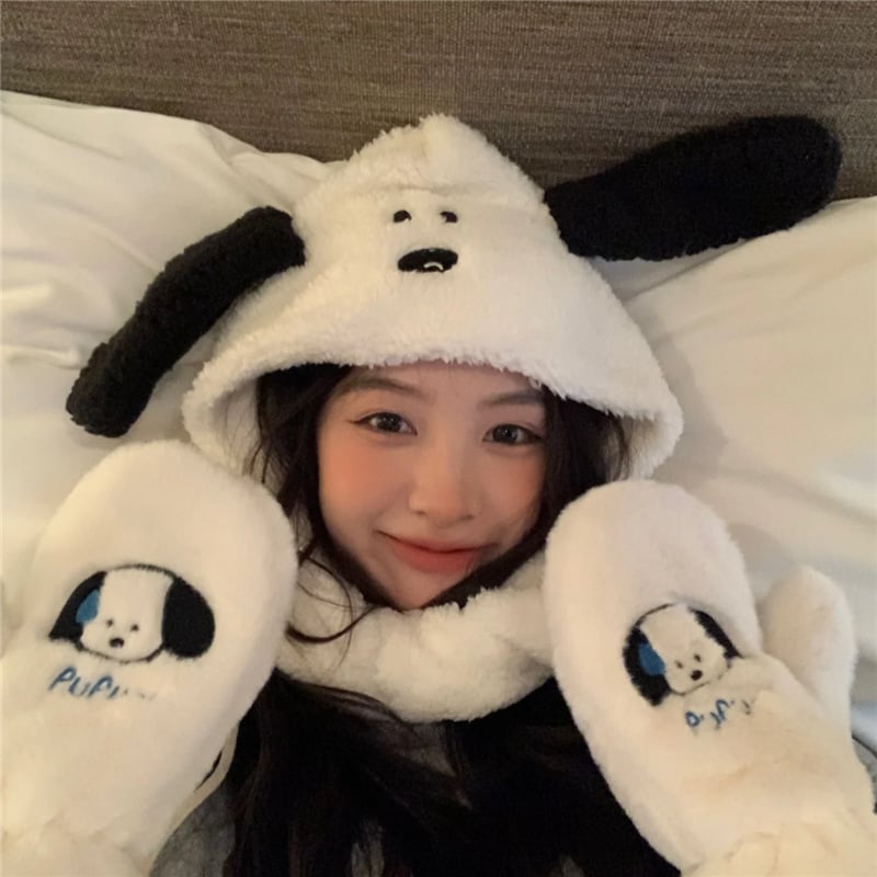 Fuzzy Cat Hat Side View