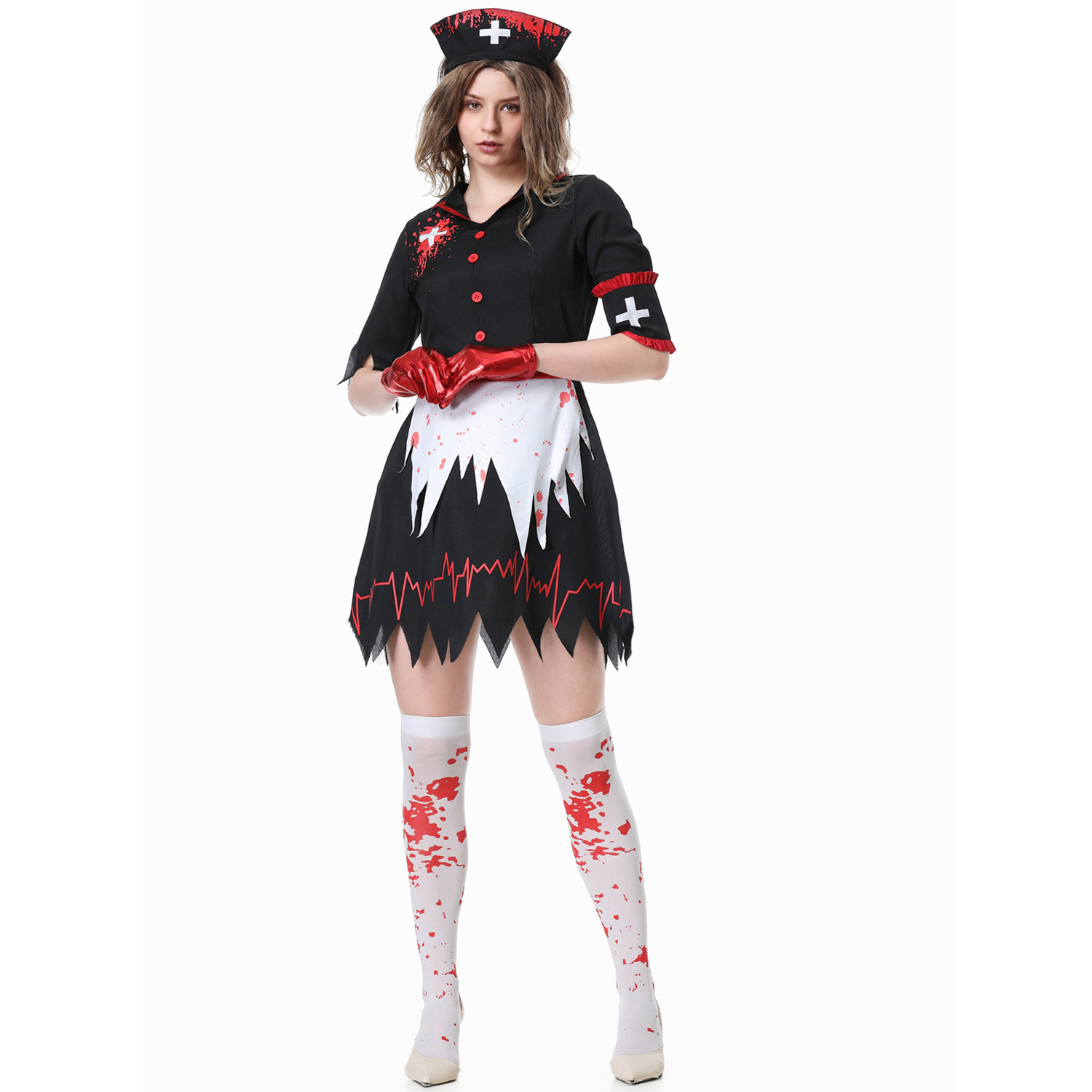 Bloodstained Nurse Costume Image 2