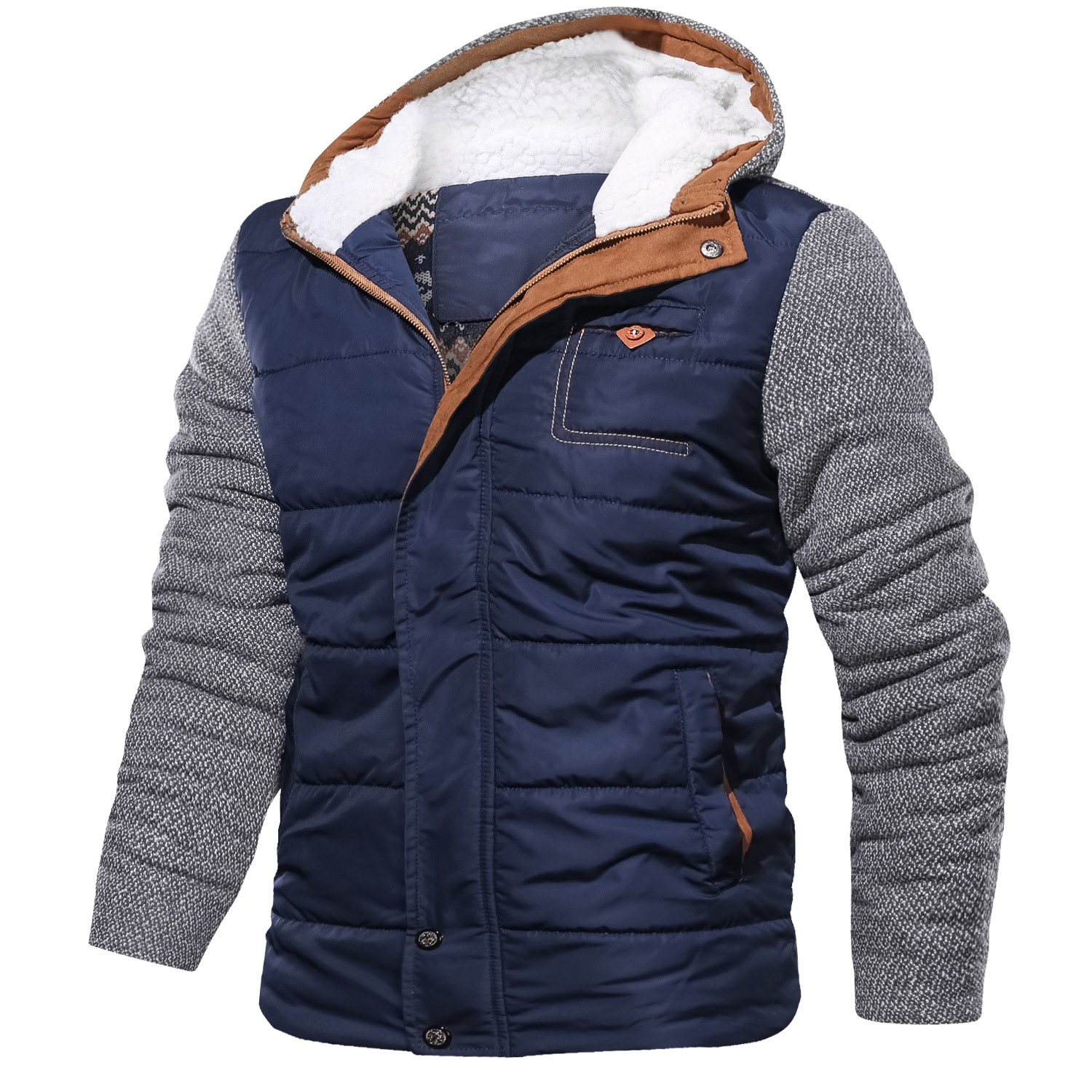 Men's Cotton Jacket - Blue
