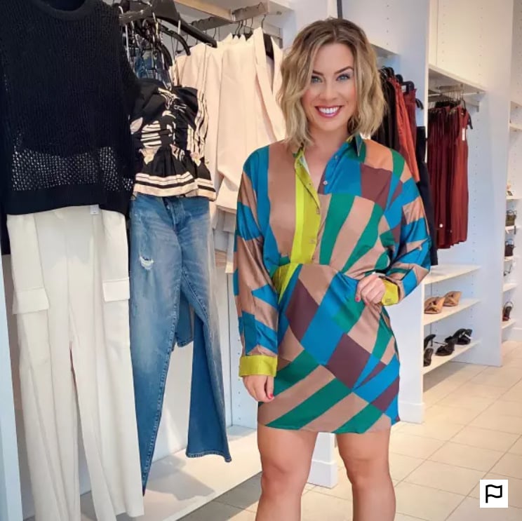 Women's Printed Shirt Dress 4