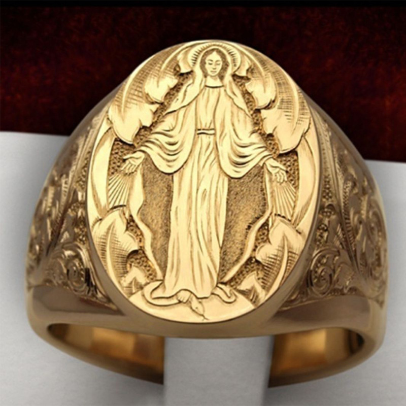 Gold-plated Ring Badge - Image 1