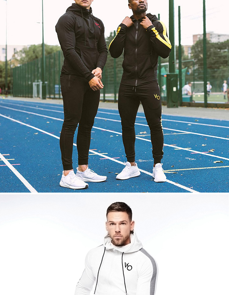 Men's Running Sweater Set - Different Angles