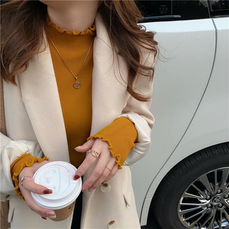 Half High Collar Sweater 13
