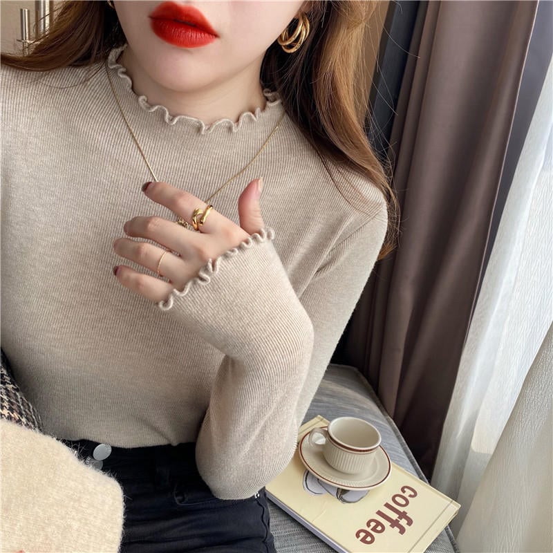Half High Collar Sweater 2