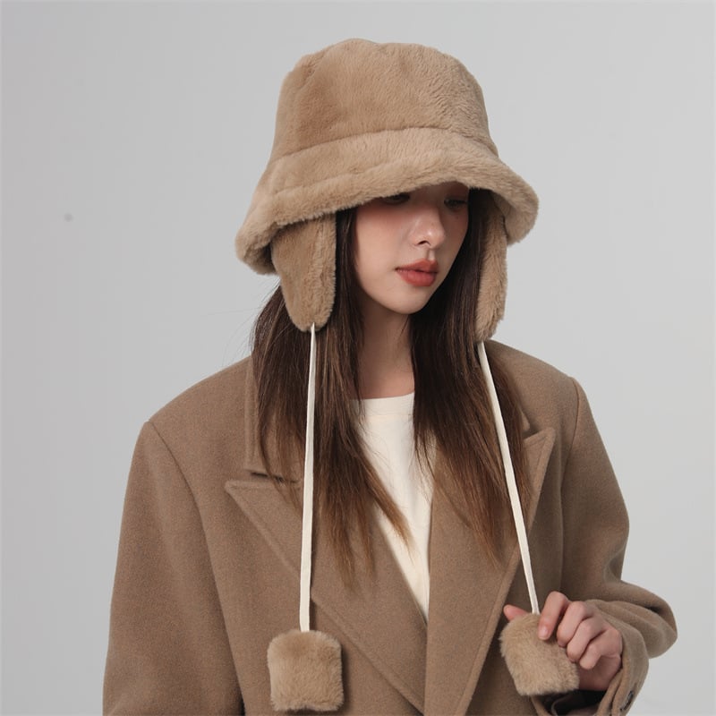 Plush Women's Hat Earmuffs