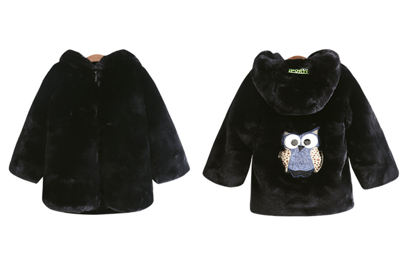 Girls' Faux Fur Coat - Image 14
