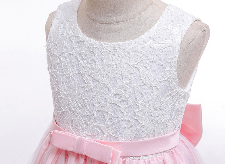 Children's Bow Lace Dress 2