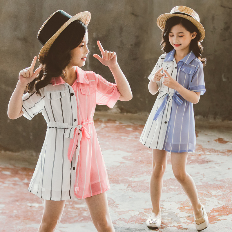 Color Block Shirt Skirt - Image 5