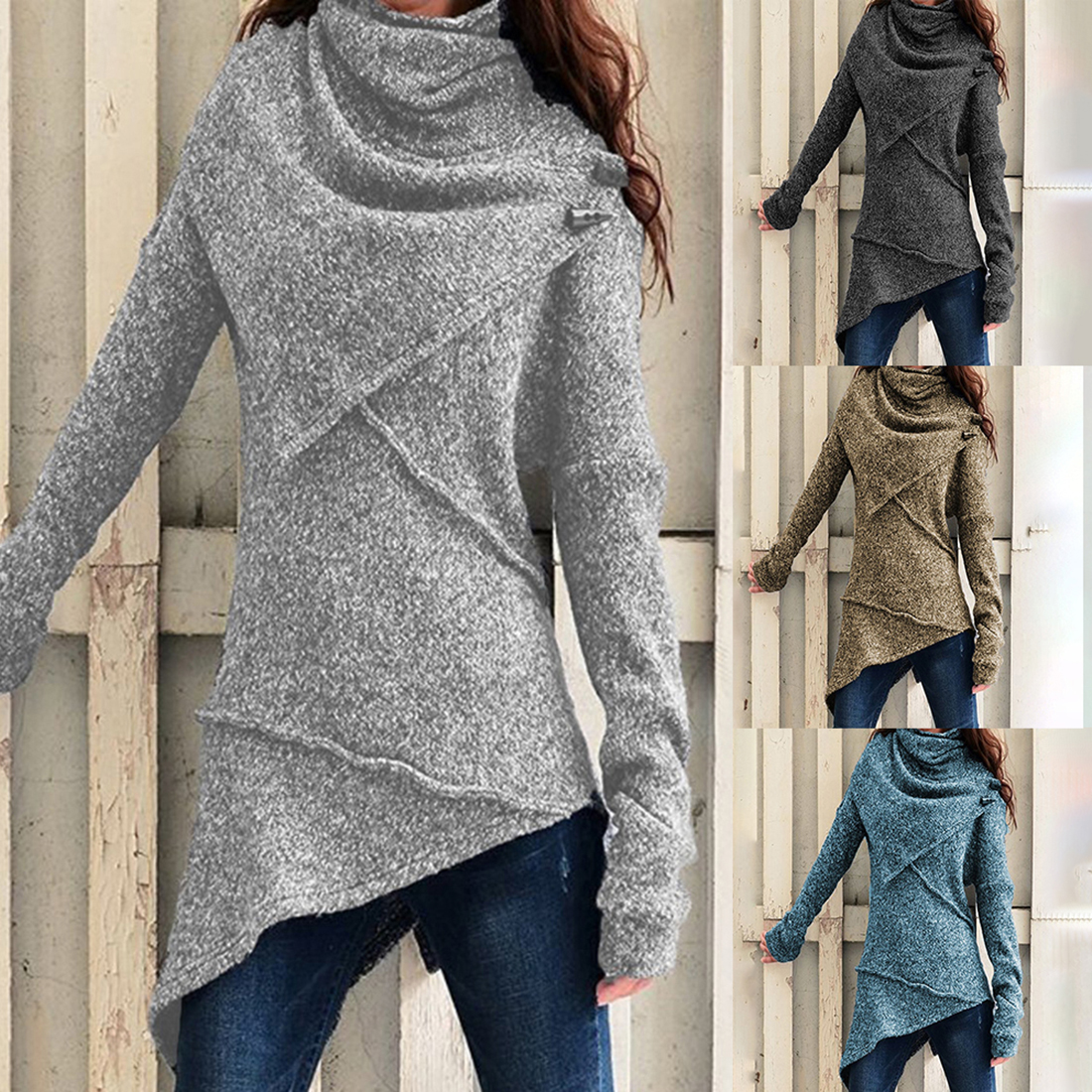 Long Sleeve Sweater Coat 2