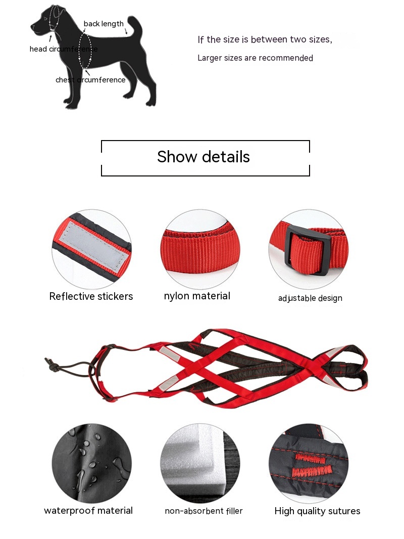 Dog Outdoor Sled Chest Strap - Image 4