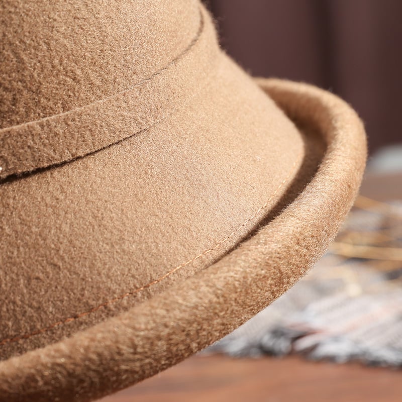 Women's Pure Wool Felt Hat 8