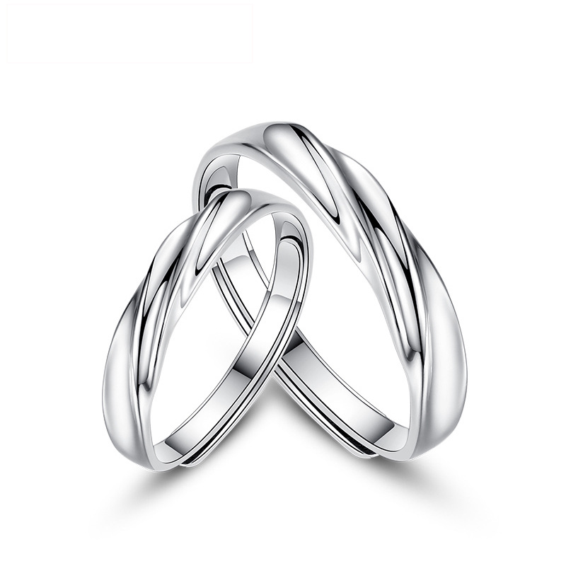 Mobius Strip Couple Ring Image 6