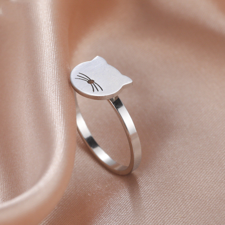 Women's Lovely Stainless Steel Ring Image 3