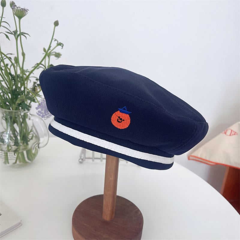 White Cartoon Beret