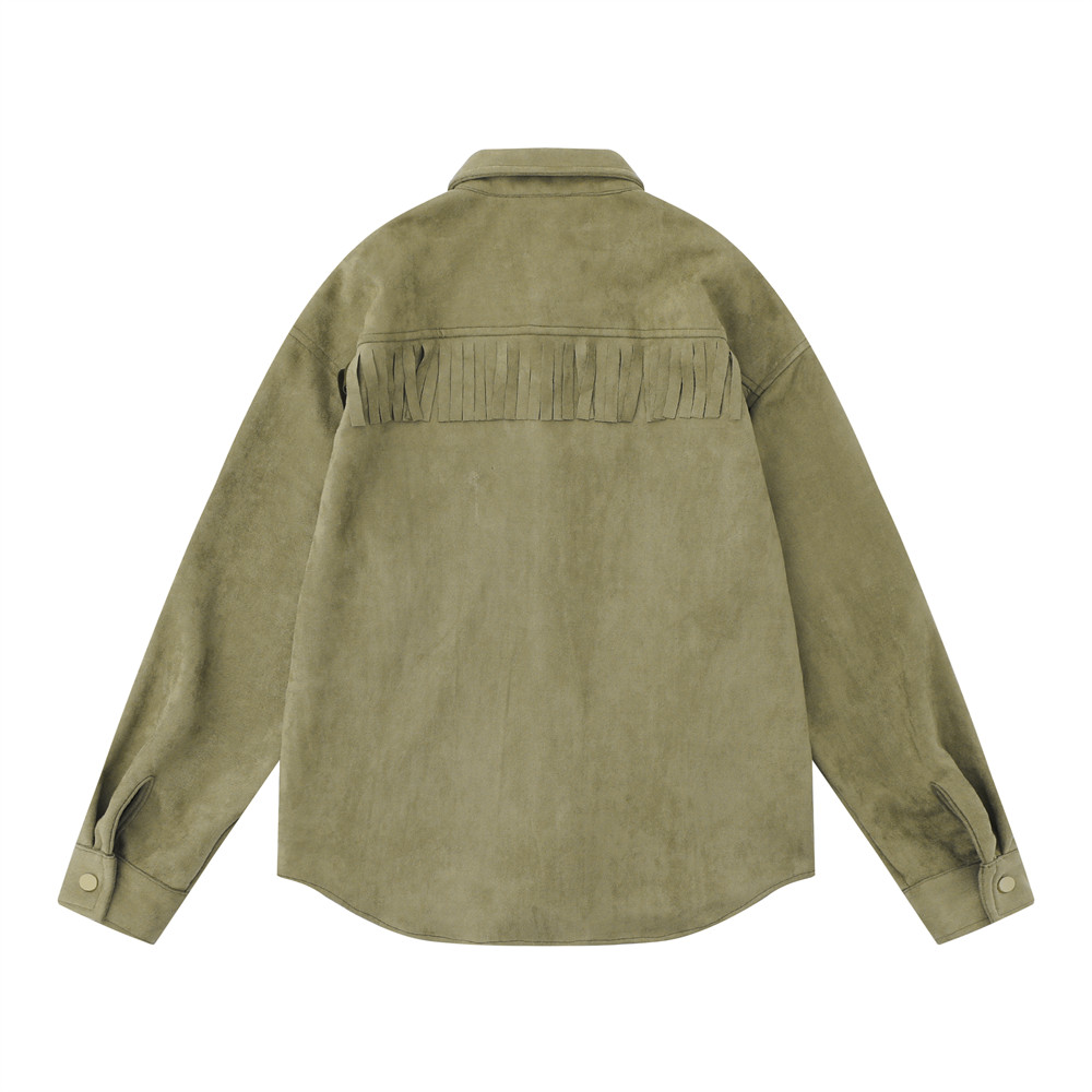 Pistol Embroidery Patch Shirt Coat