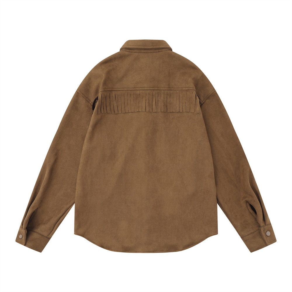 Pistol Embroidery Patch Shirt Coat