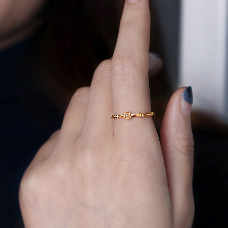 Women's Sterling Silver Gold-plated Ring - Image 6