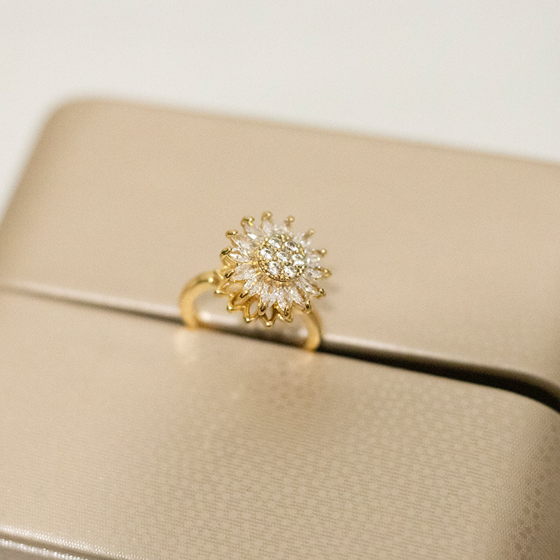 Sunflower Ring Adjustable