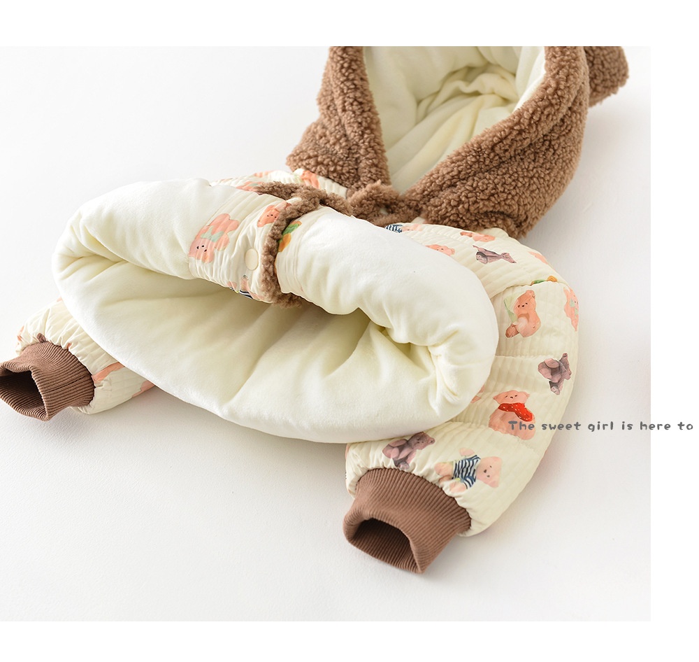 Baby Printed Winter Cotton Jacket Image 5