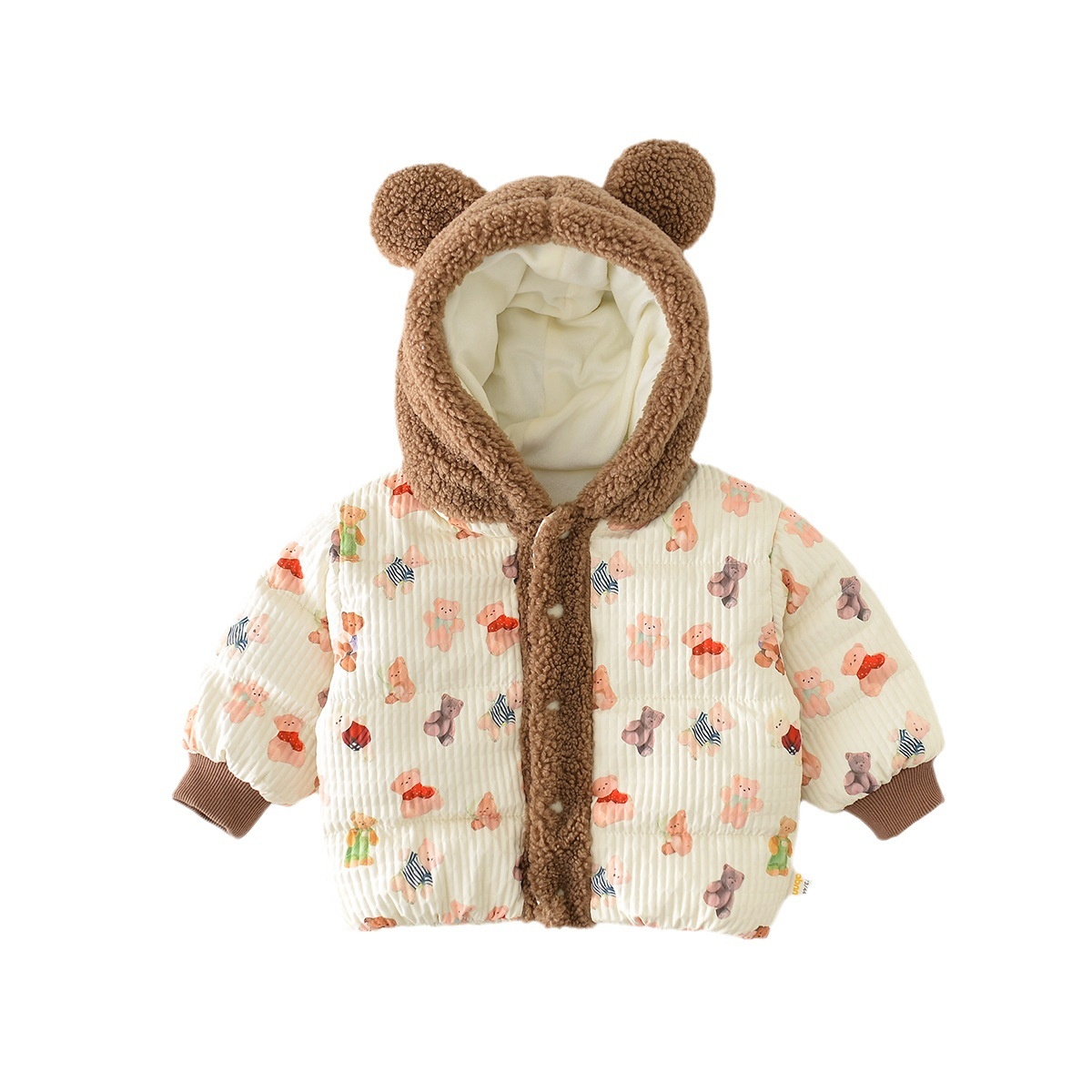 Baby Printed Winter Cotton Jacket Image 8