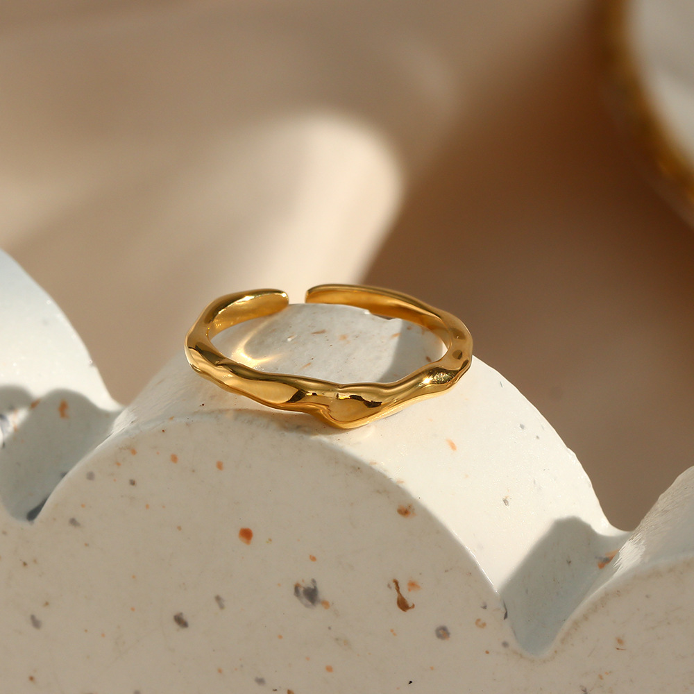 Stainless Steel Bamboo Ring Image 1