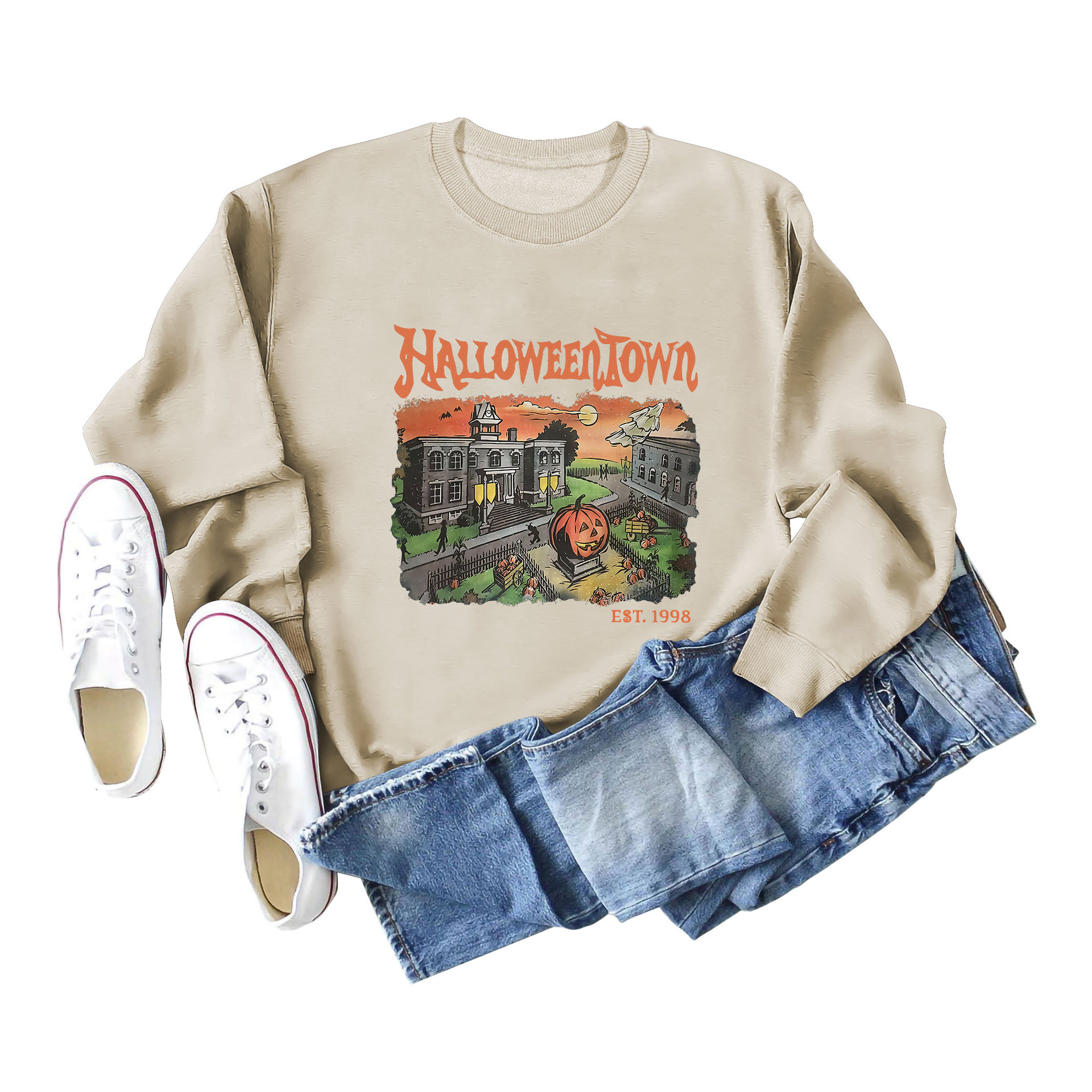 Halloweentown Printed Sweater 2