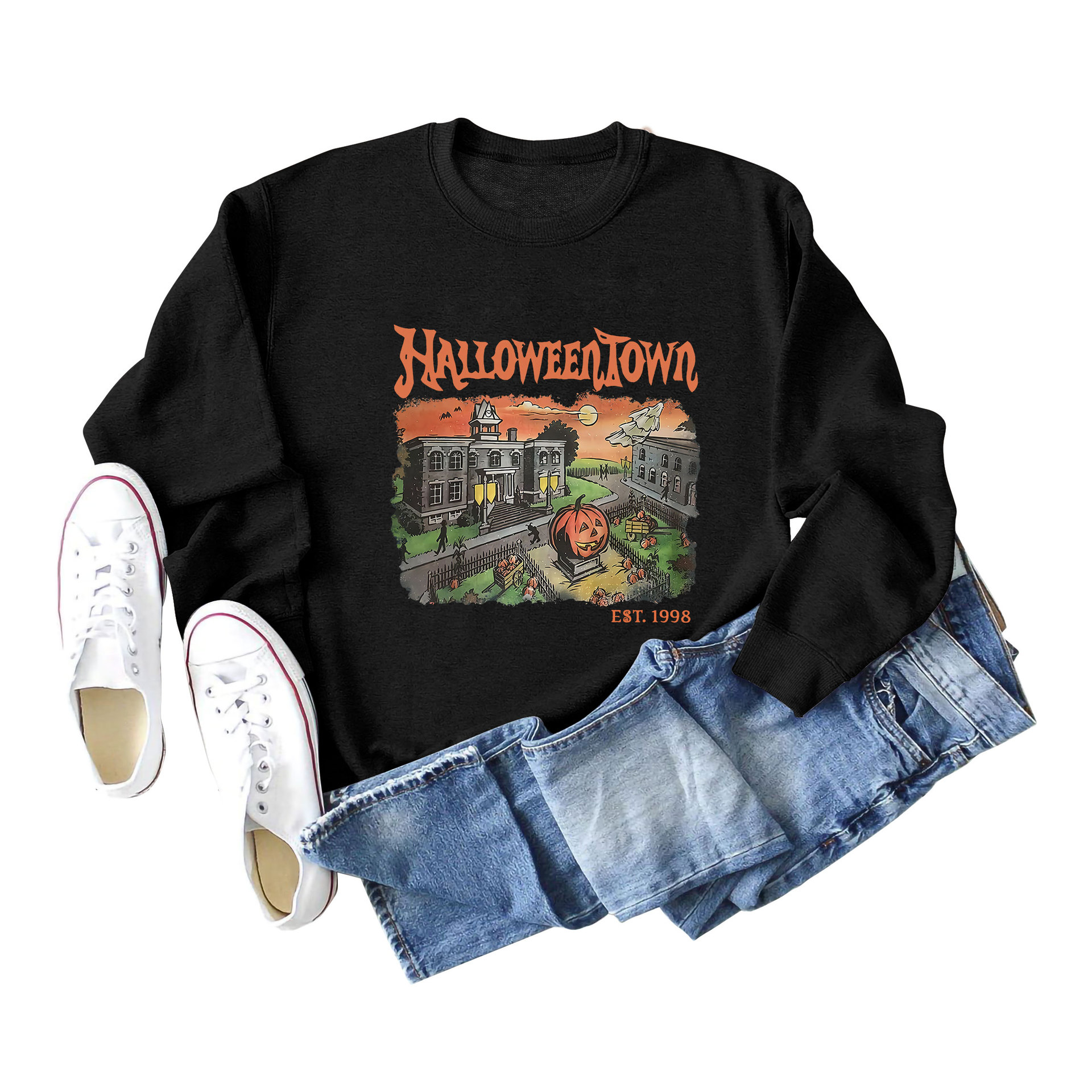 Halloweentown Printed Sweater 4