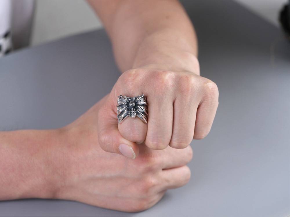 Spider Ring Vintage Insect Eight Claw 1