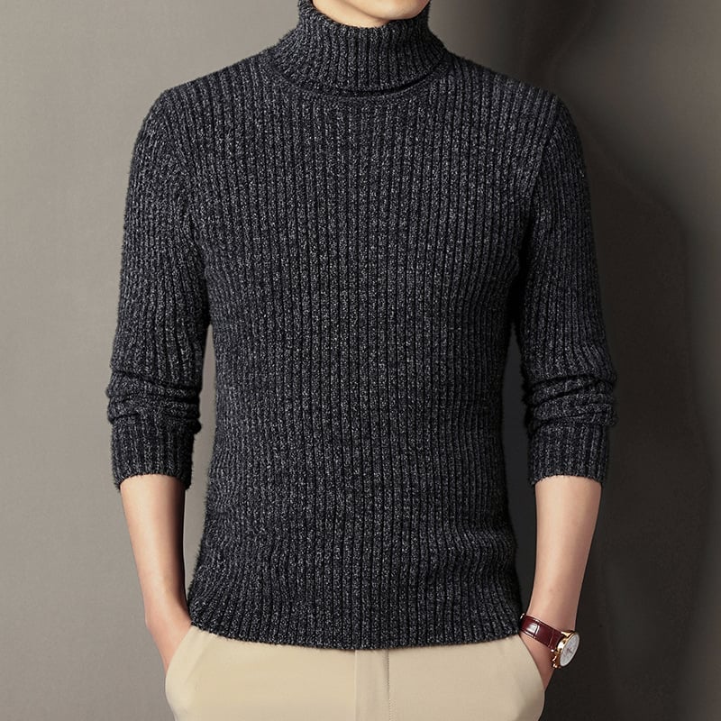 Men's Long-sleeved Ferret Sheep - Gray Color