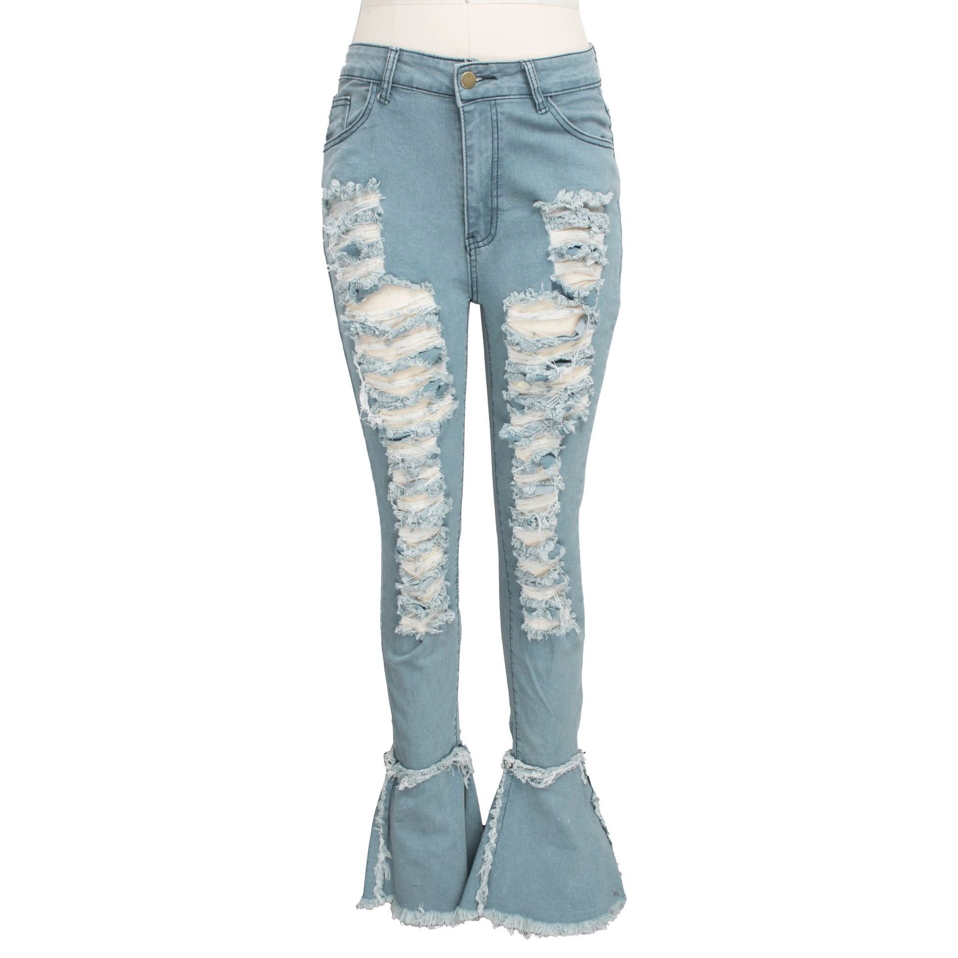 Trendy ripped details
