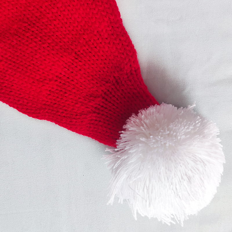 Christmas Warm Fur Ball Knitted Hat 4